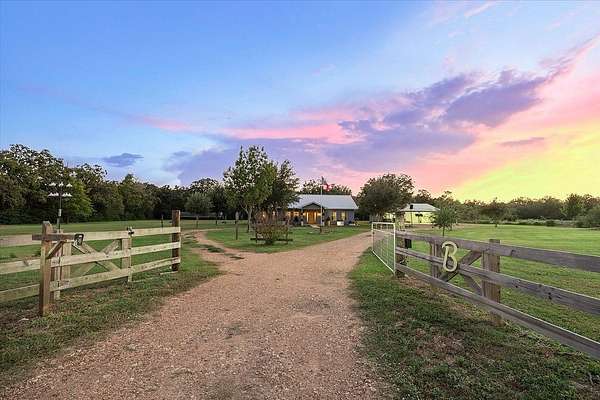 3 Acres of Land with Home for Sale in Round Top, Texas