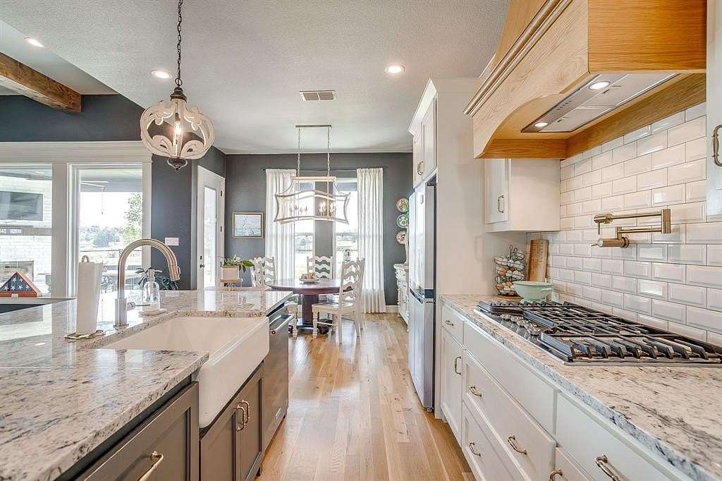 6.67 Acres of Land with Home for Sale in Poolville, Texas