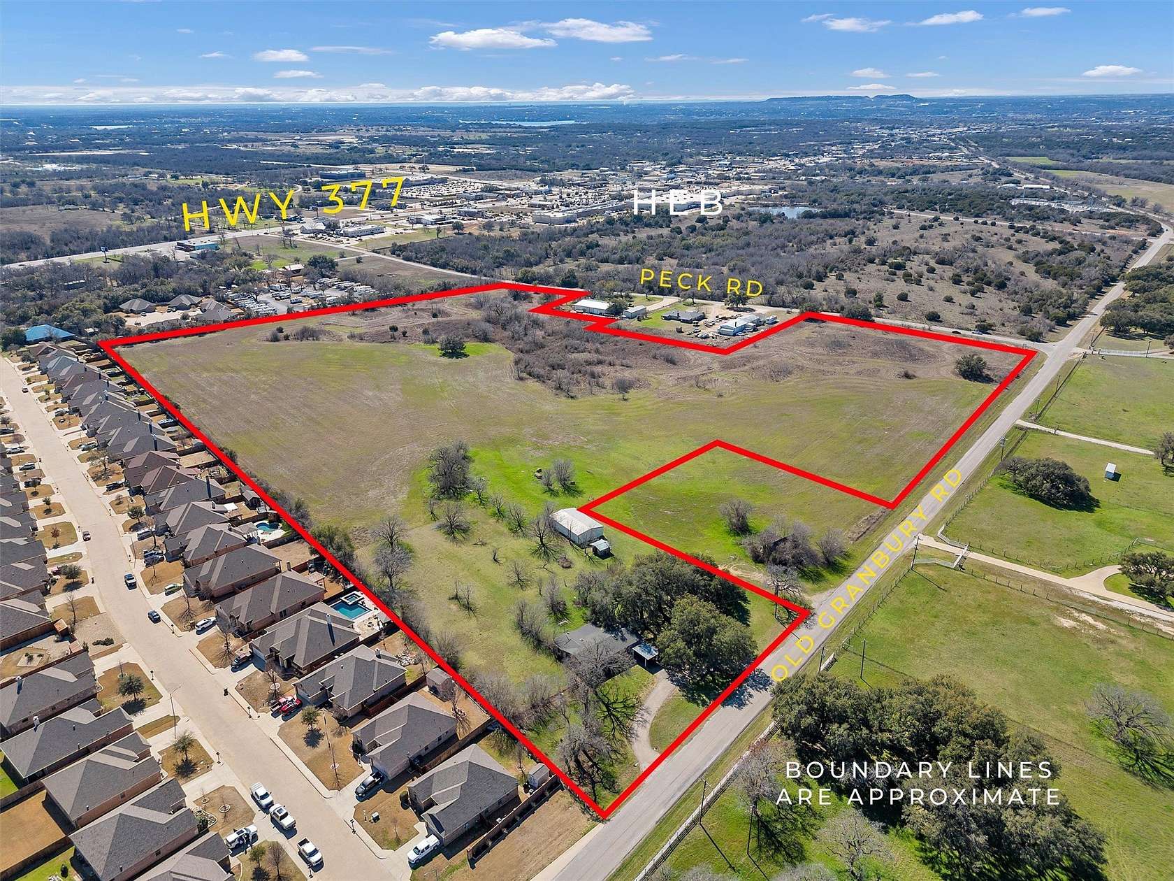 29 Acres of Mixed-Use Land for Sale in Granbury, Texas