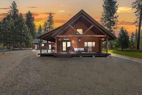 5 Acres of Residential Land with Home for Sale in New Meadows, Idaho