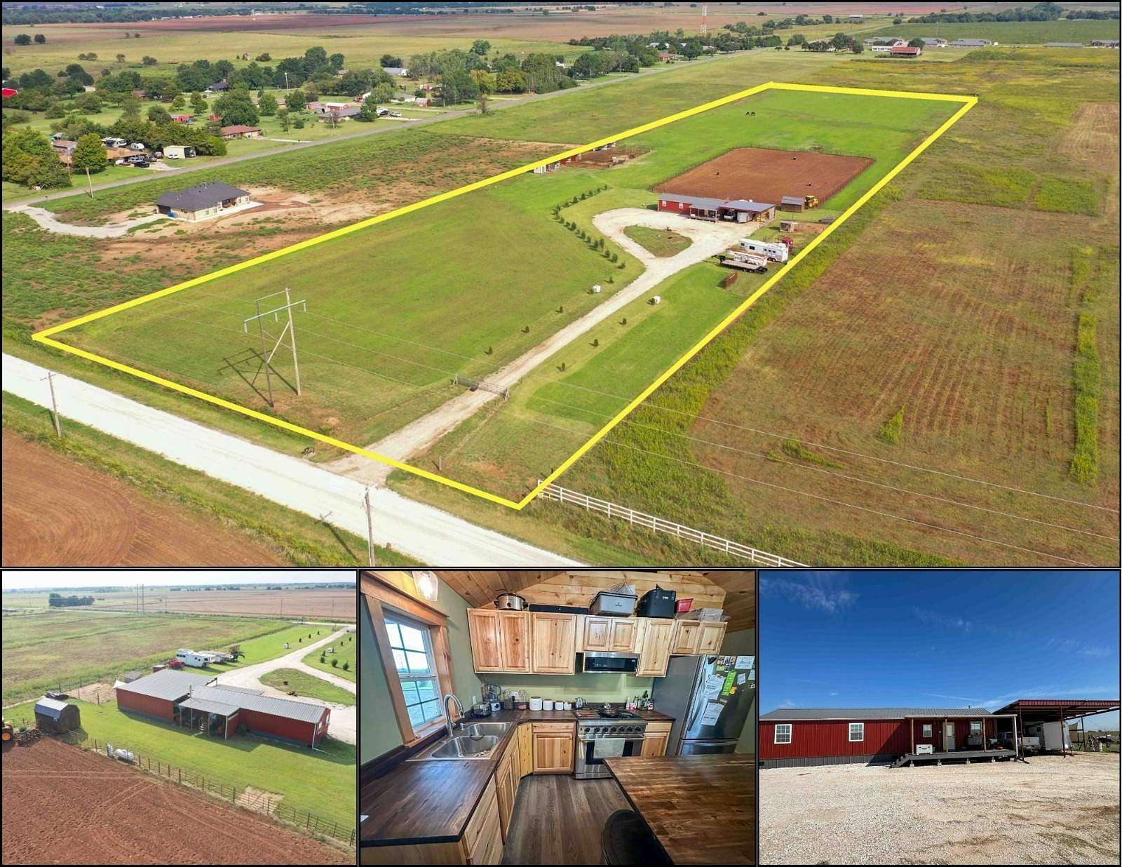 10 Acres of Land with Home for Sale in Enid, Oklahoma