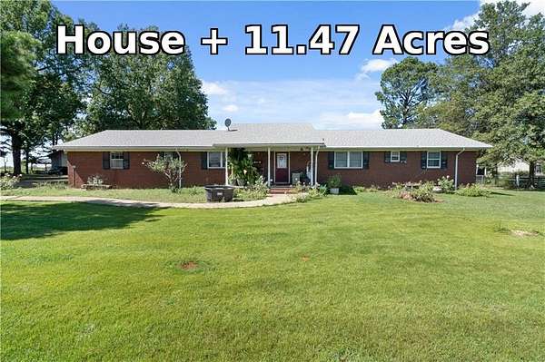 11.5 Acres of Land with Home for Sale in Siloam Springs, Arkansas