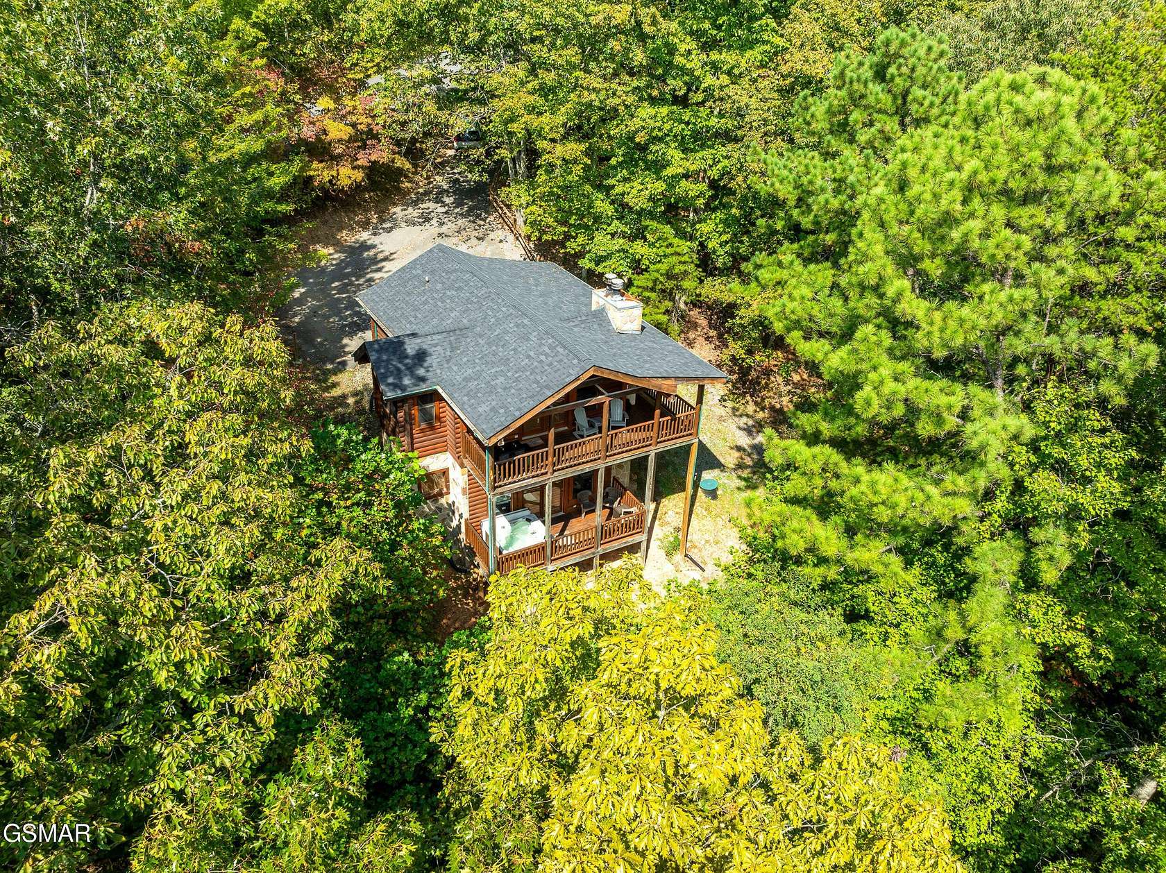 2.82 Acres of Residential Land with Home for Sale in Sevierville, Tennessee