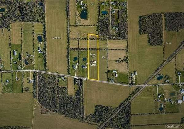 8.3 Acres of Residential Land for Sale in Columbus Township, Michigan