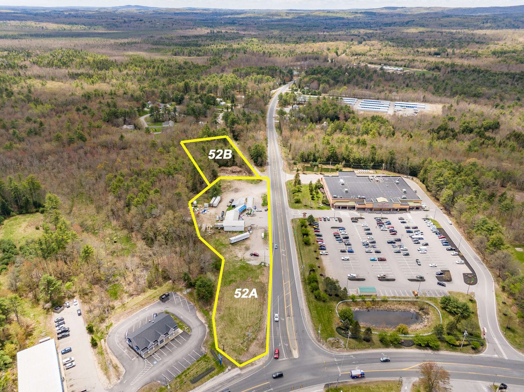 4.75 Acres of Improved Commercial Land for Sale in Waterboro, Maine