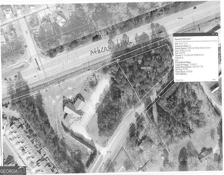 0.84 Acres of Commercial Land for Sale in Snellville, Georgia