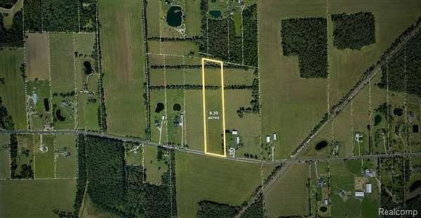 8.39 Acres of Residential Land for Sale in Columbus Township, Michigan