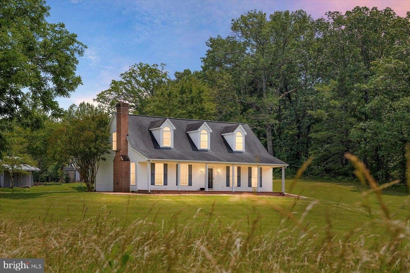 12 Acres of Land with Home for Sale in Castleton, Virginia