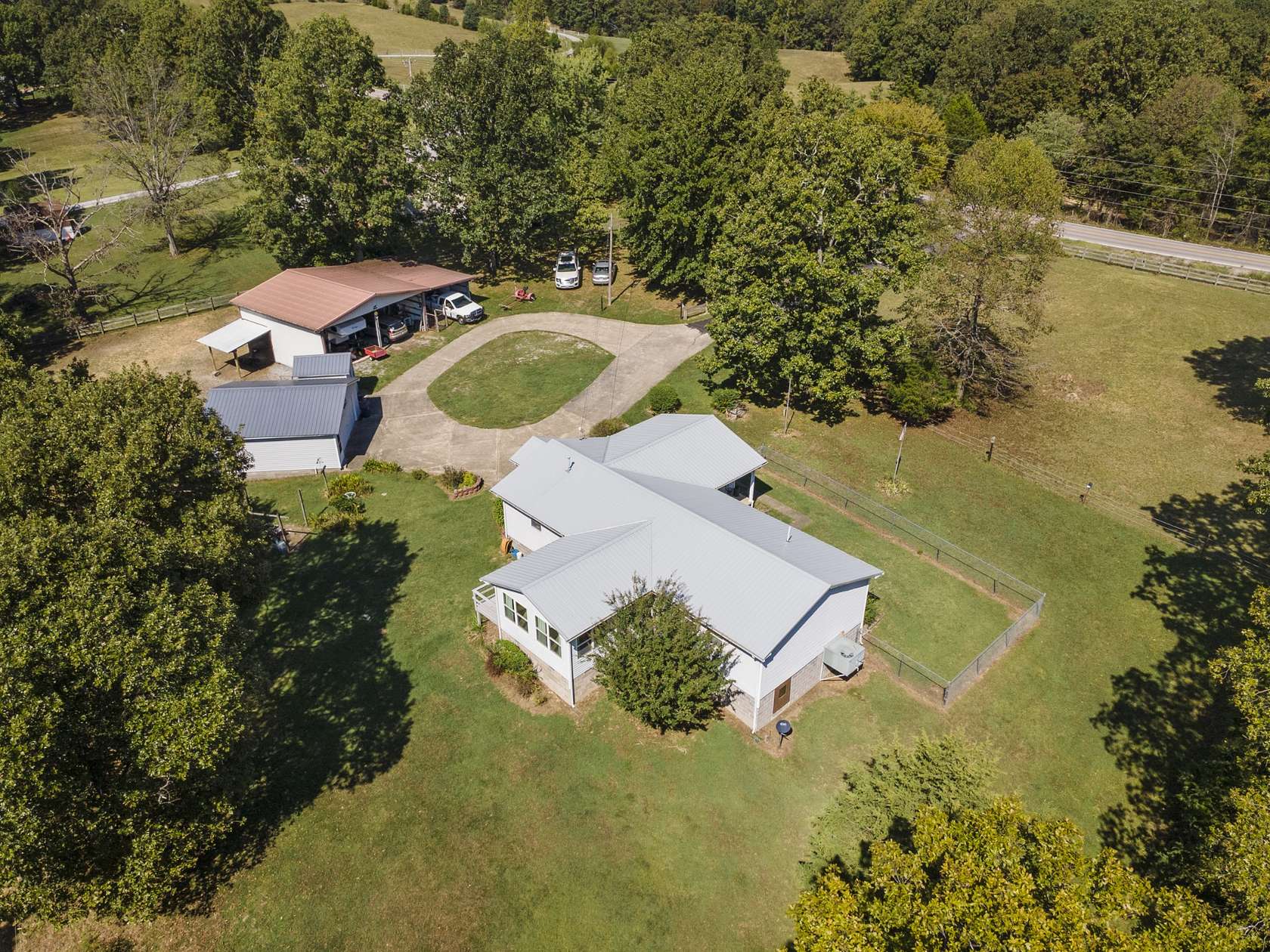 5.45 Acres of Land with Home for Sale in McEwen, Tennessee