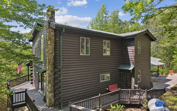 2 Acres of Residential Land with Home for Sale in Ellijay, Georgia