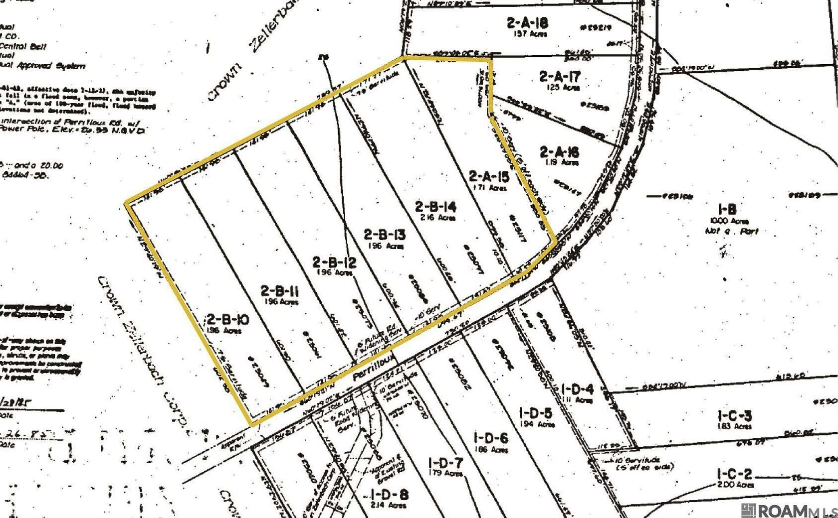 11.7 Acres of Land for Sale in Livingston, Louisiana