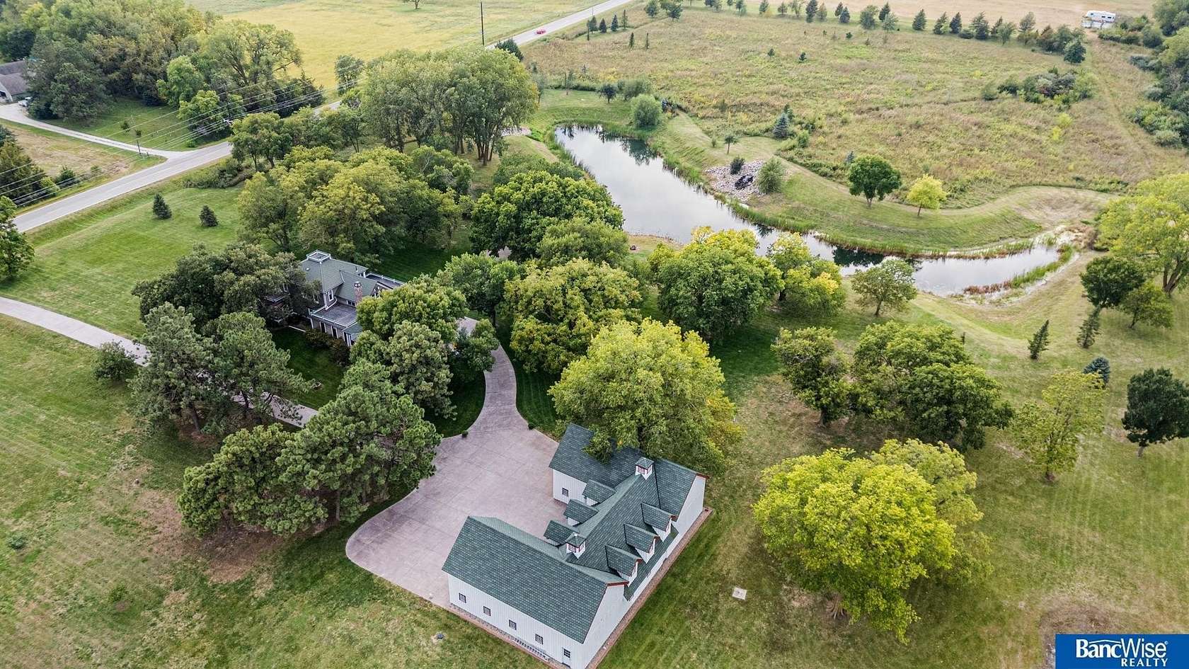 7 Acres of Residential Land with Home for Sale in Hickman, Nebraska