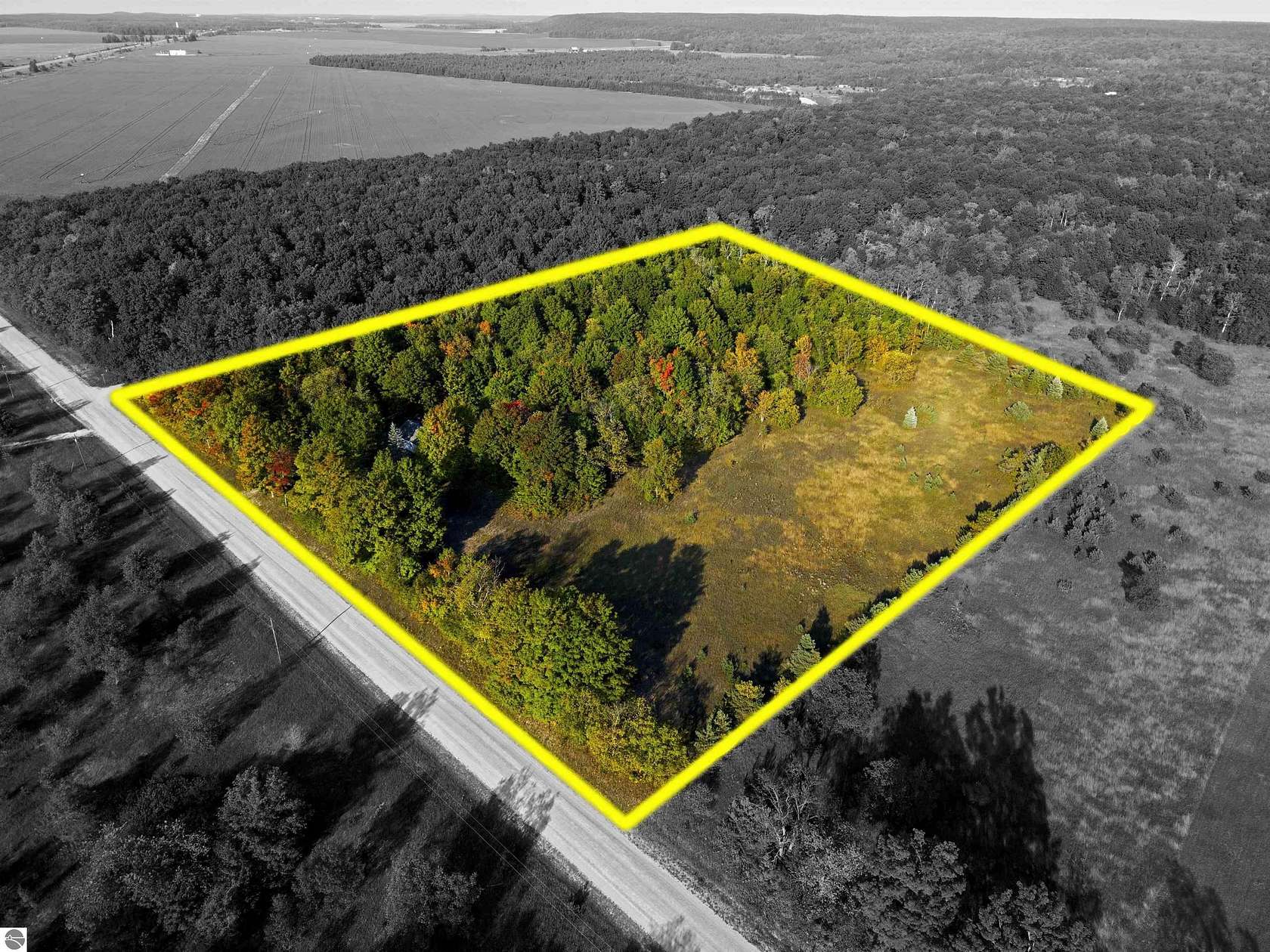 10 Acres of Land with Home for Sale in Elmira, Michigan