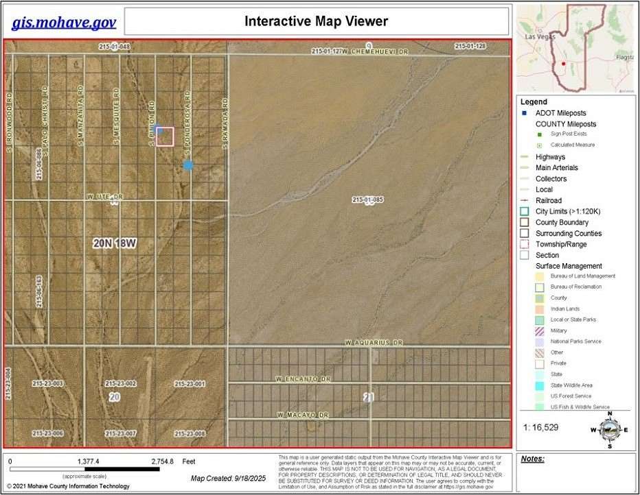 2 Acres of Land for Sale in Golden Valley, Arizona