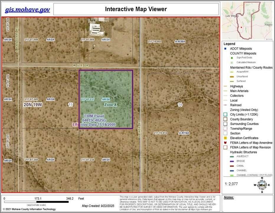 2.2 Acres of Land for Sale in Golden Valley, Arizona