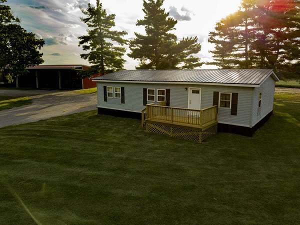 5 Acres of Residential Land with Home for Sale in Hillsdale, Michigan