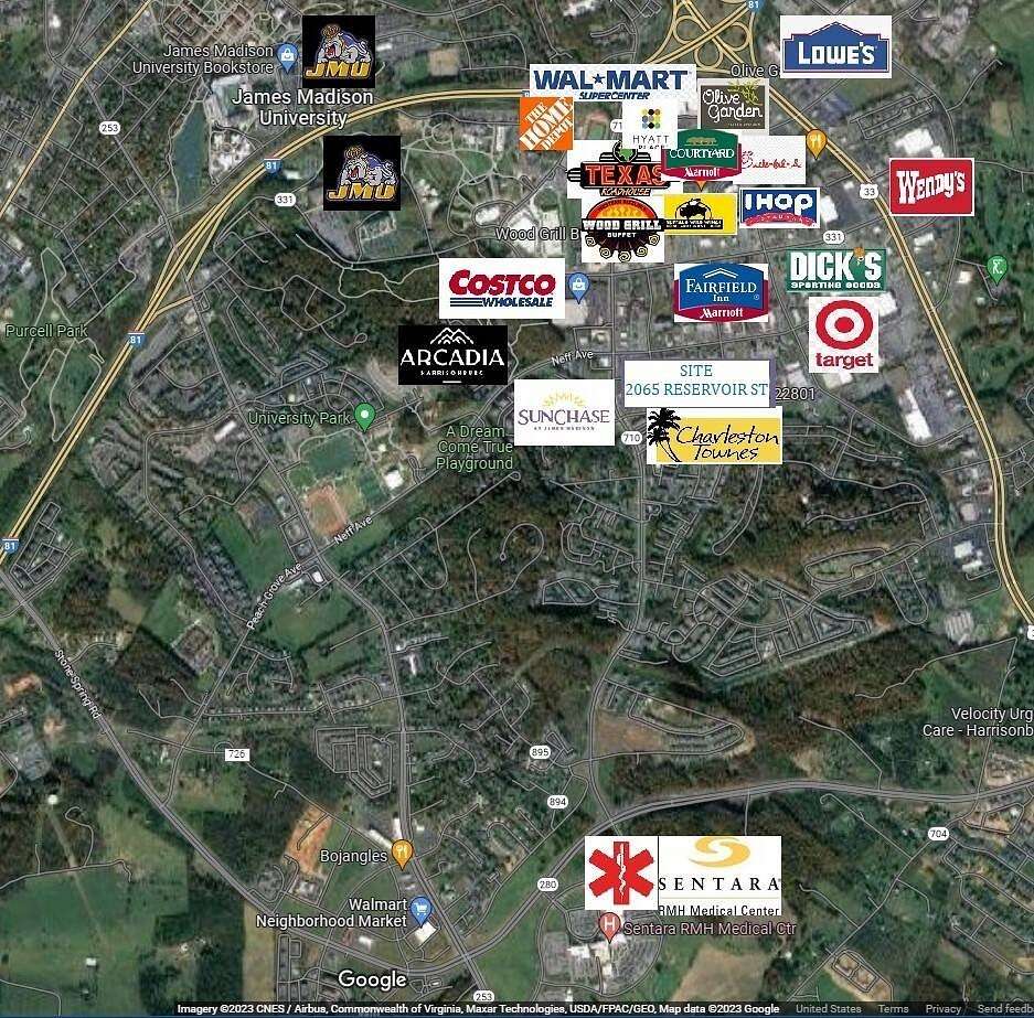 1.32 Acres of Commercial Land for Sale in Harrisonburg, Virginia