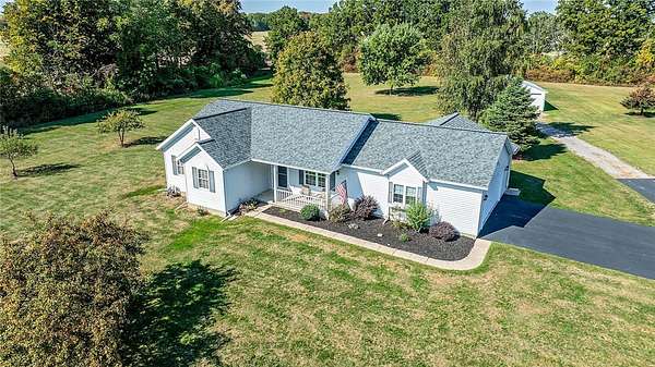 3.3 Acres of Residential Land with Home for Sale in Bergen, New York