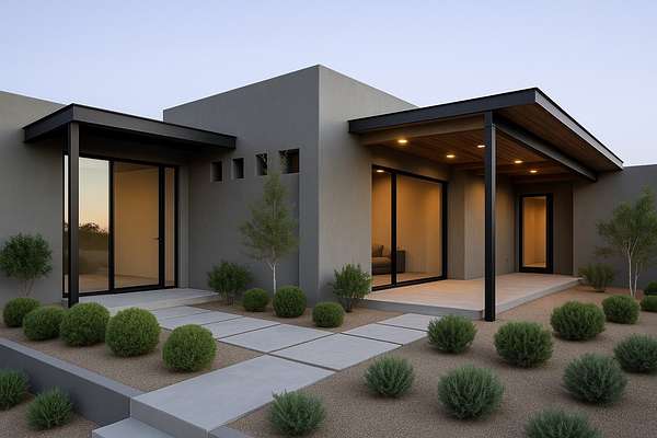 2.5 Acres of Residential Land with Home for Sale in Santa Fe, New Mexico