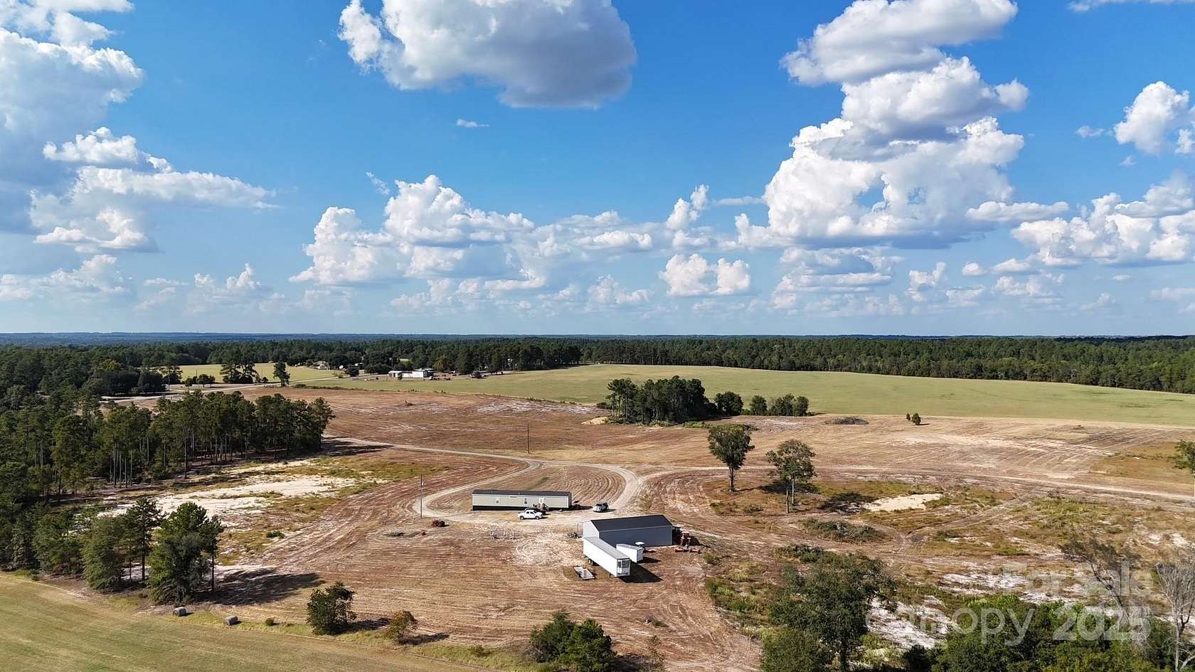 83.9 Acres of Agricultural Land with Home for Sale in Jefferson, South Carolina