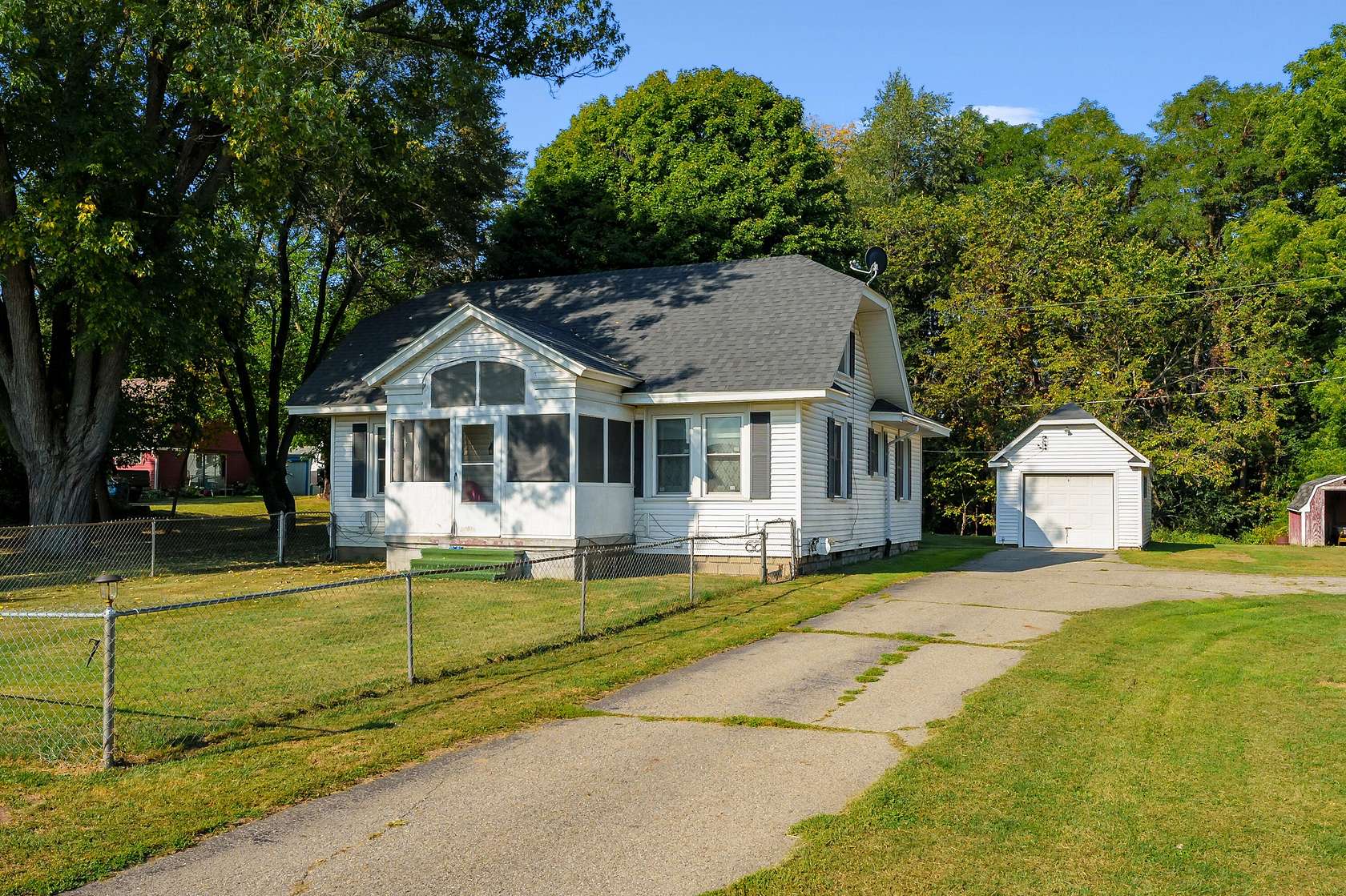 1.7 Acres of Residential Land with Home for Sale in Delton, Michigan