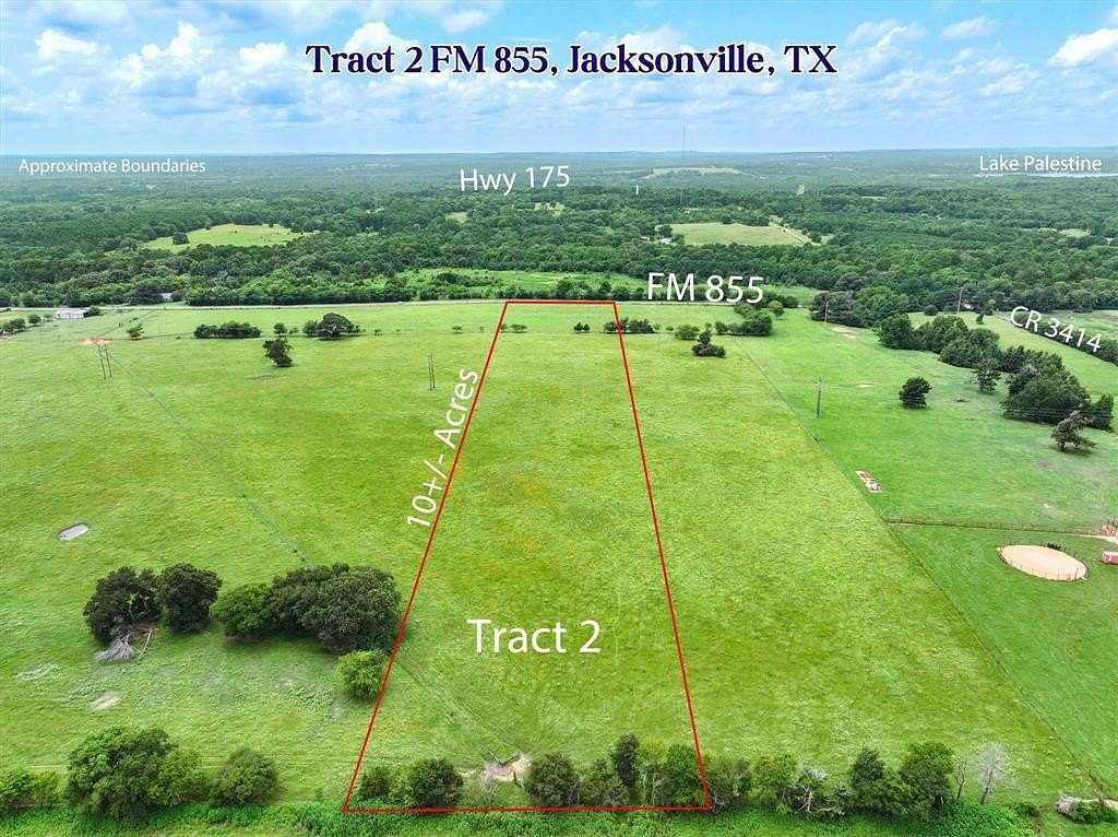 10 Acres of Residential Land for Sale in Jacksonville, Texas