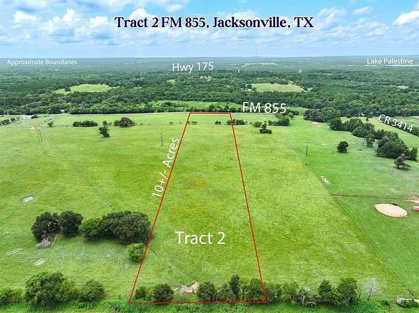 10 Acres of Residential Land for Sale in Jacksonville, Texas