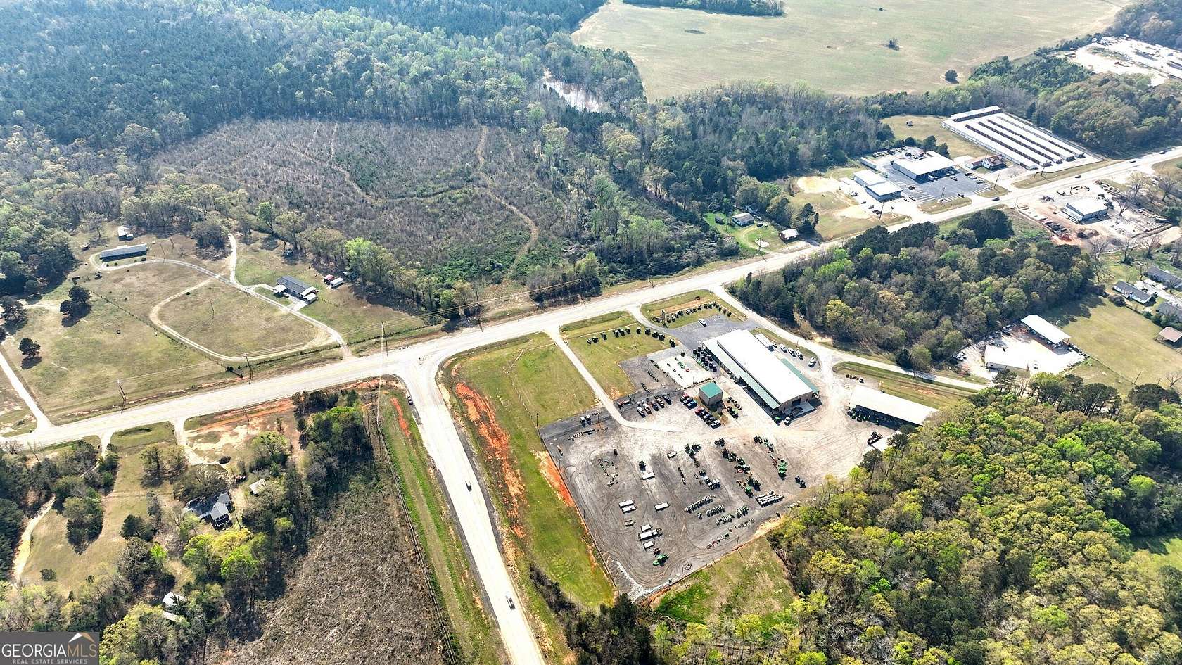 21.9 Acres of Commercial Land for Sale in Barnesville, Georgia