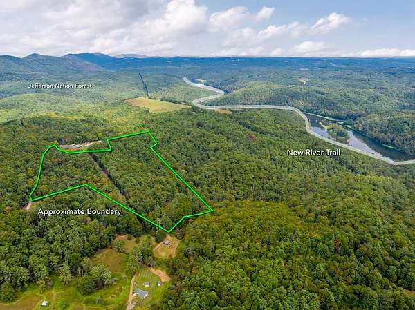 19.6 Acres of Land for Sale in Fries, Virginia