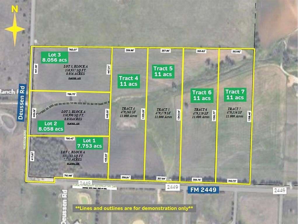 8 Acres of Residential Land for Sale in Ponder, Texas