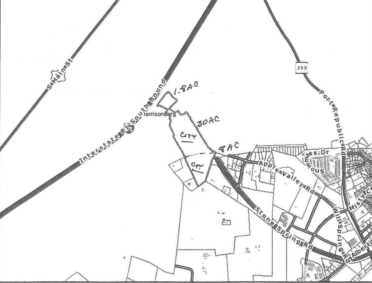 1.8 Acres of Mixed-Use Land for Sale in Harrisonburg, Virginia
