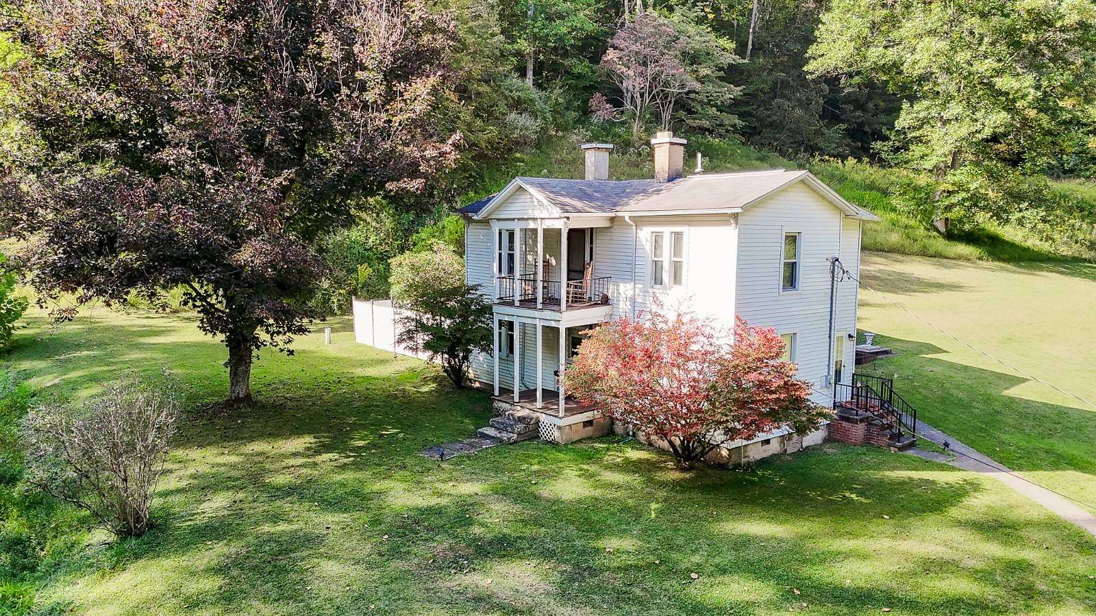 50 Acres of Land with Home for Sale in Glenville, West Virginia