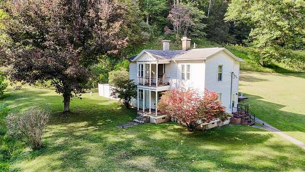 50 Acres of Land with Home for Sale in Glenville, West Virginia