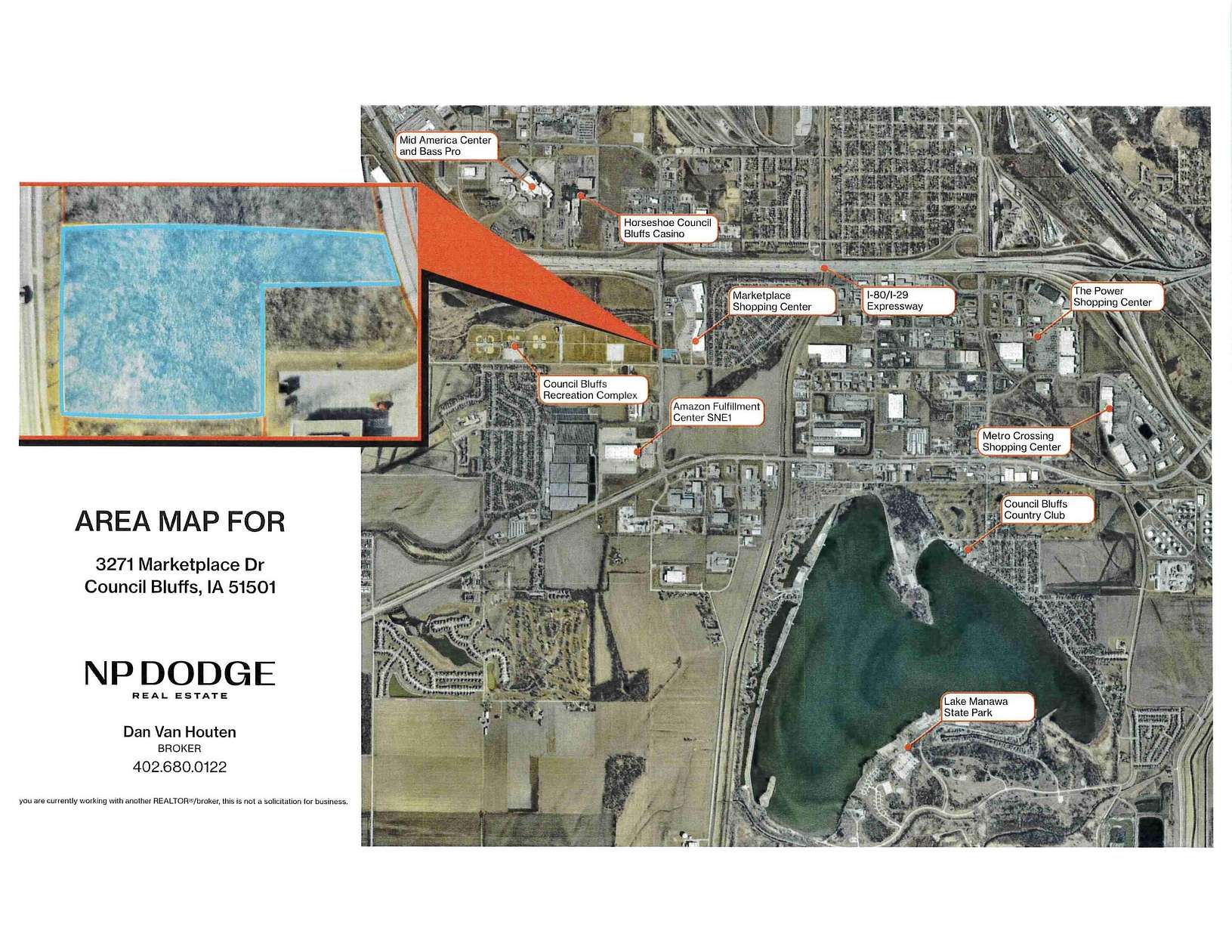1 Acre of Commercial Land for Sale in Council Bluffs, Iowa