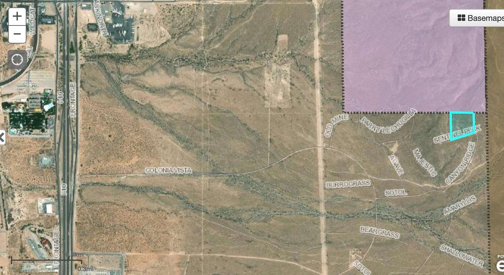 5.15 Acres of Land for Sale in Canutillo, Texas