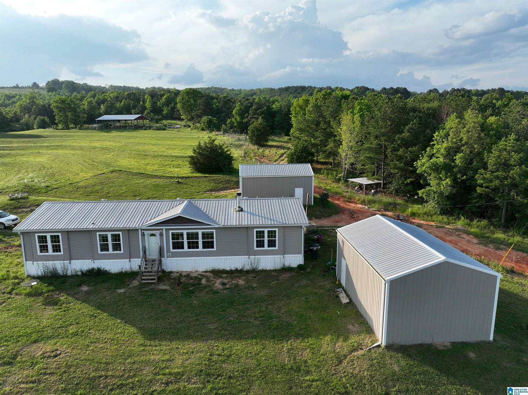 15.7 Acres of Land with Home for Sale in Hayden, Alabama