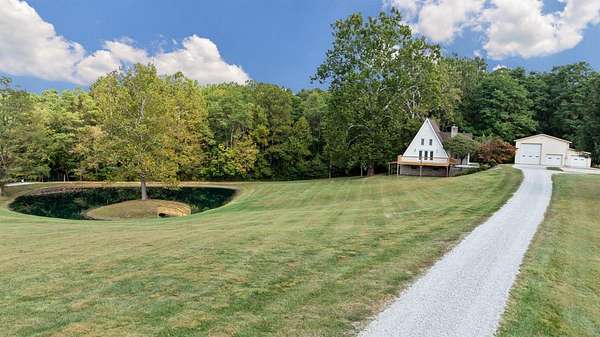 6.84 Acres of Residential Land with Home for Sale in Laurel, Indiana