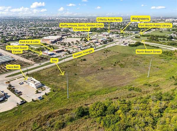 1.28 Acres of Commercial Land for Sale in Fort Worth, Texas
