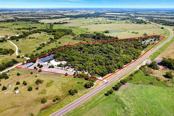 10.2 Acres of Land with Home for Sale in Ennis, Texas