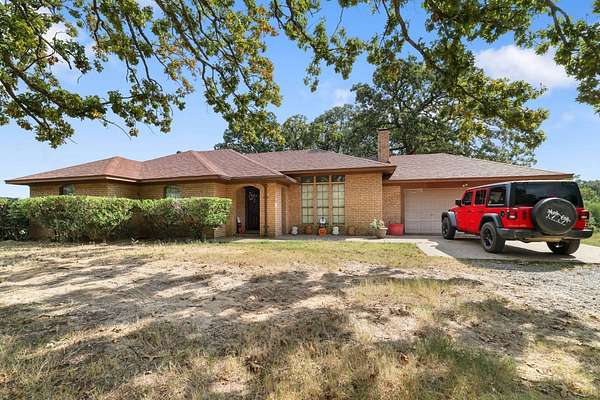 26.5 Acres of Recreational Land with Home for Sale in Coleman, Oklahoma
