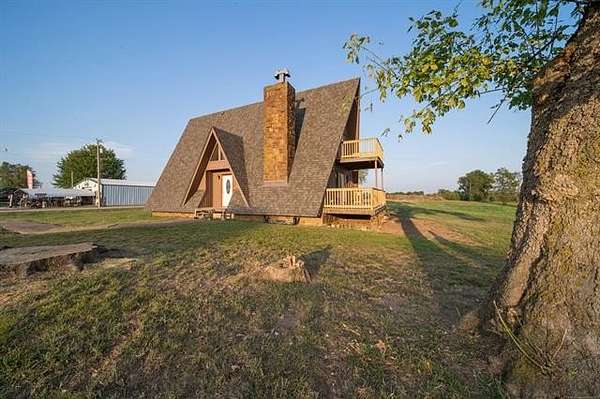 8 Acres of Residential Land with Home for Sale in Okmulgee, Oklahoma