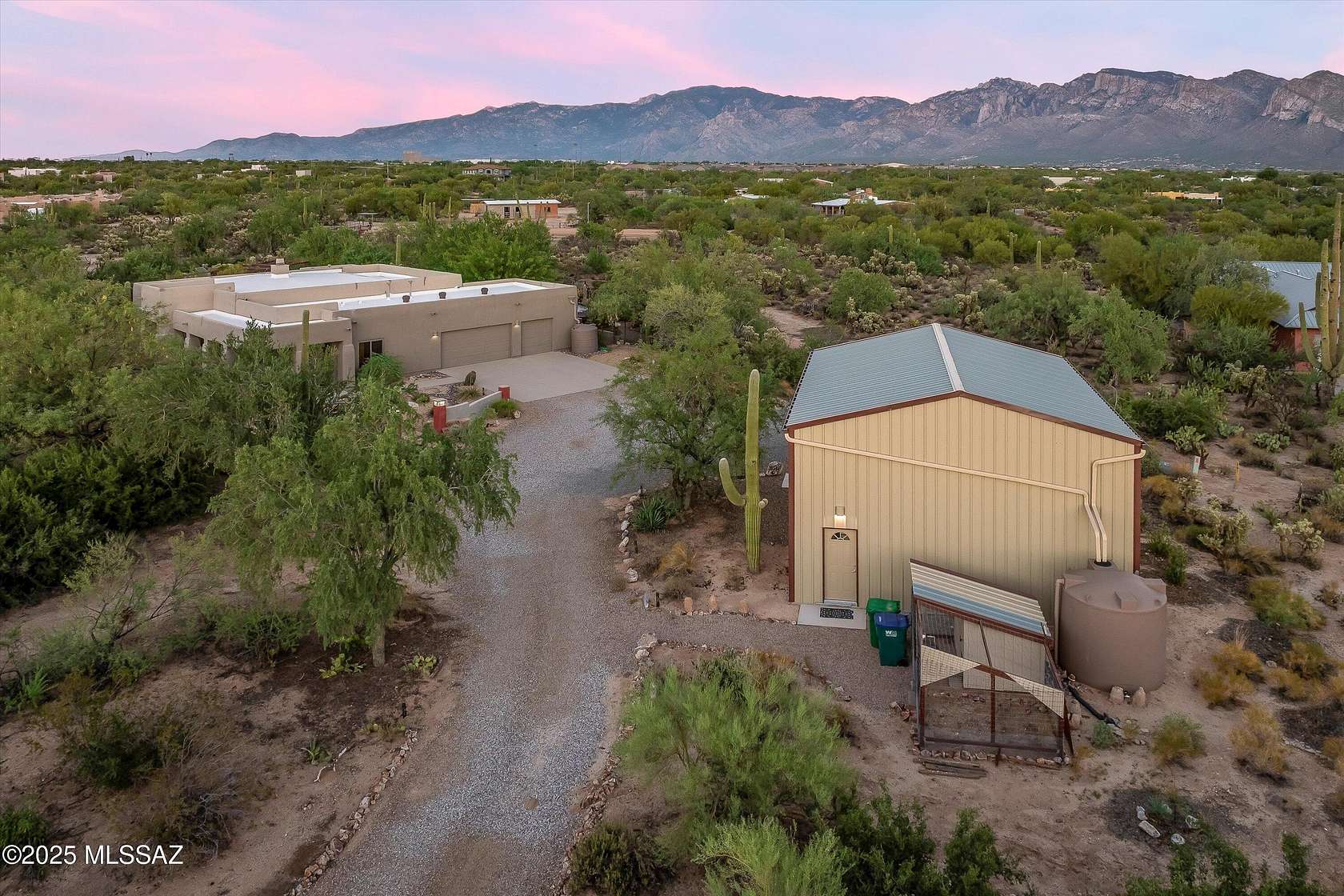 3.3 Acres of Residential Land with Home for Sale in Tucson, Arizona