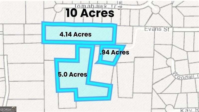 10 Acres of Land for Sale in Woodstock, Georgia