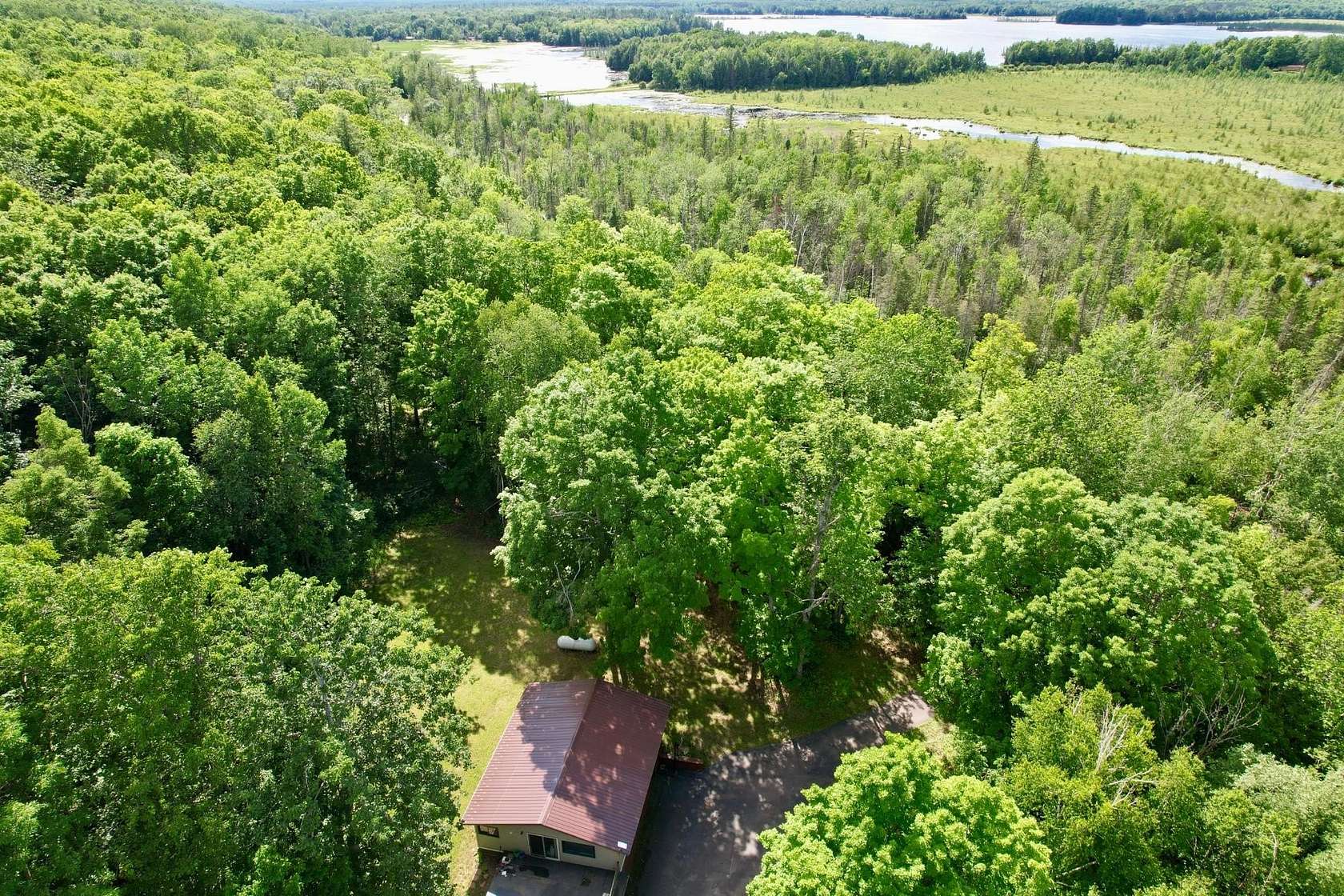 3.64 Acres of Residential Land with Home for Sale in Crandon, Wisconsin