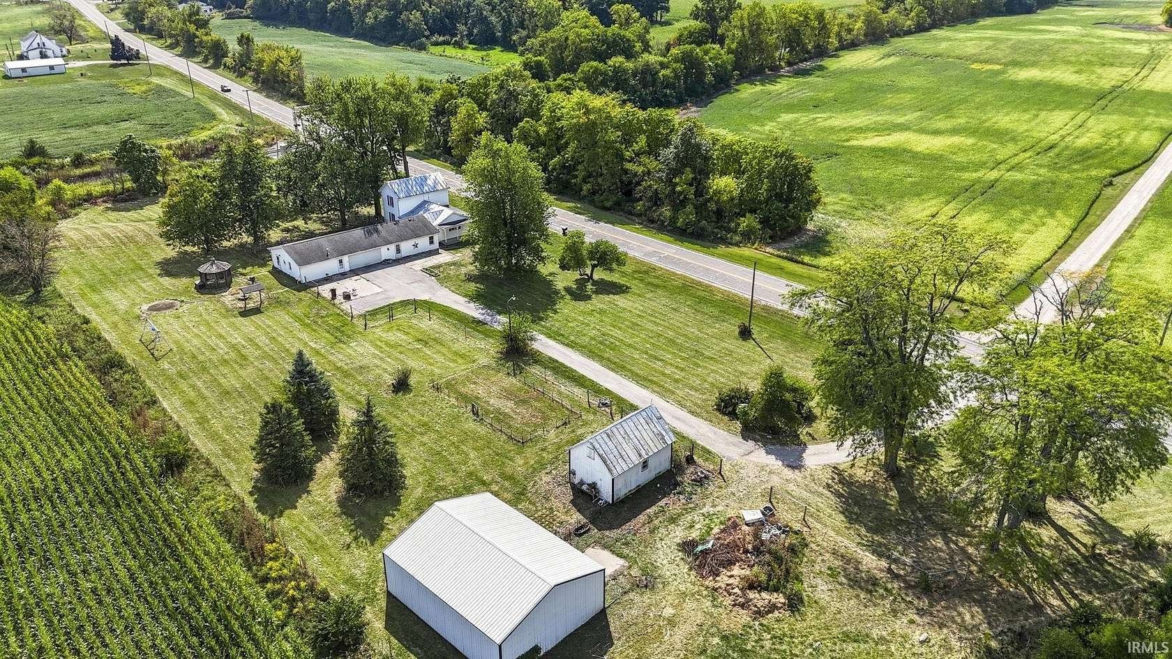 5 Acres of Land with Home for Sale in Ashley, Indiana