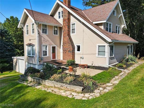 10.3 Acres of Land with Home for Sale in Geneva, Ohio