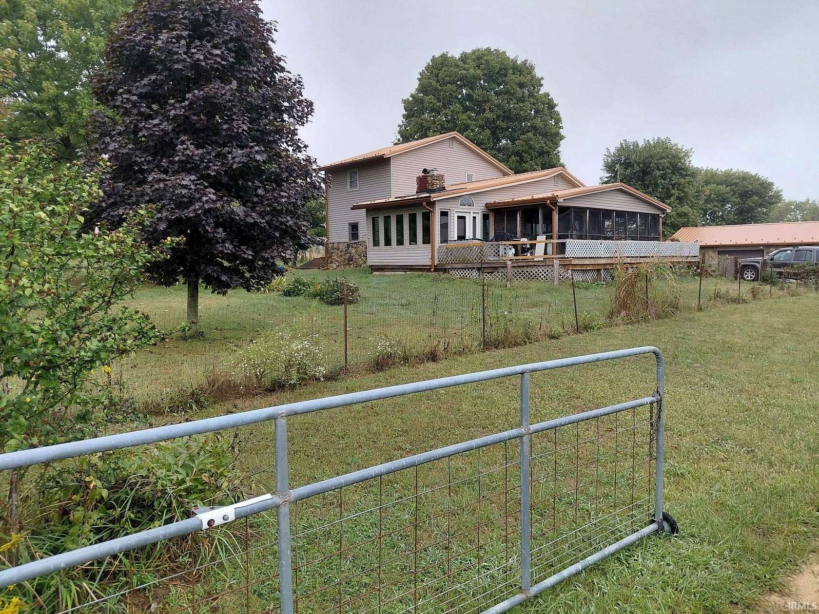 9.14 Acres of Land with Home for Sale in Gosport, Indiana