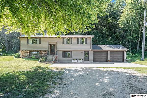 10 Acres of Residential Land with Home for Sale in Morse Bluff, Nebraska