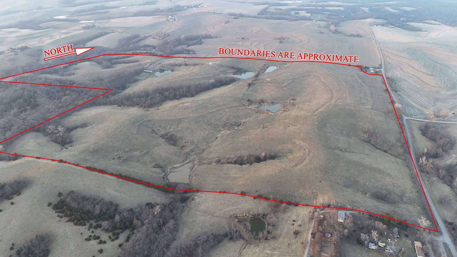 183 Acres of Agricultural Land for Sale in Oregon, Missouri