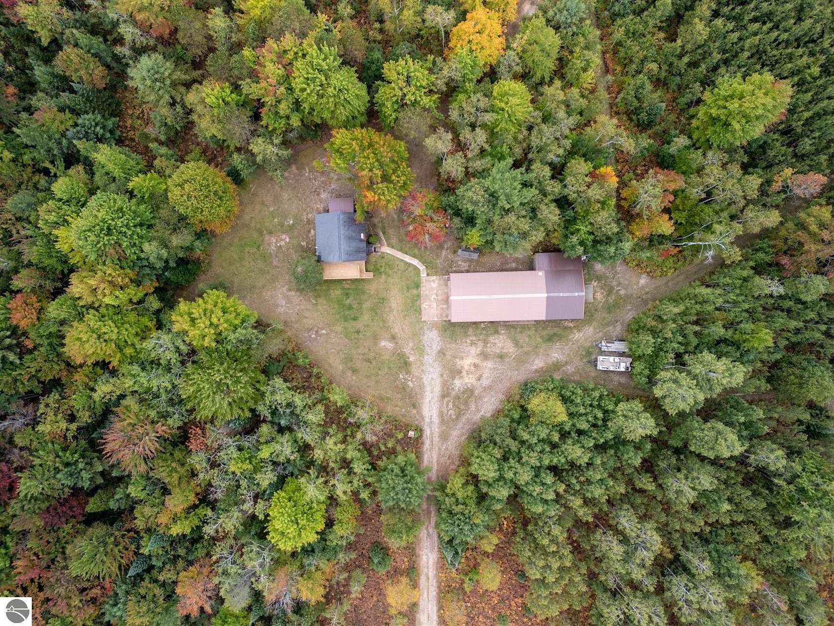 26.6 Acres of Recreational Land with Home for Sale in Kalkaska, Michigan